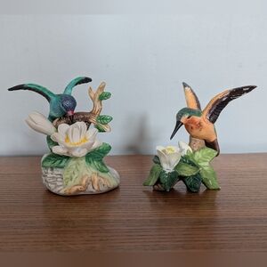 Vintage Russ Berrie Porcelain Hummingbirds‎